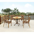 Outdoor garden aluminum wicker chair furniture set